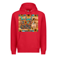 Red too bad i don't care Premium Hoodie - JahusDesignShop