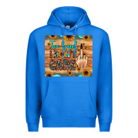 True Royal too bad i don't care Premium Hoodie - JahusDesignShop