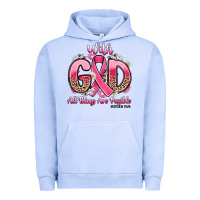 Pigment Grape Ice breast cancer with god all things are possible Urban Hoodie - Artiststas