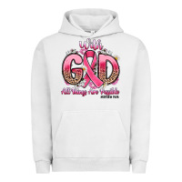 Pigment Lunar Rock breast cancer with god all things are possible Urban Hoodie - Artiststas