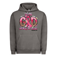 Pigment Tornado breast cancer with god all things are possible Urban Hoodie - Artiststas