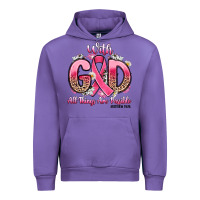 Tulip breast cancer with god all things are possible Urban Hoodie - Artiststas