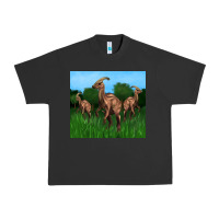 Pigment Black parasaurolophus Urban Heavy Tee - Artiststas