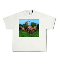 Pistachio parasaurolophus Urban Heavy Tee - Artiststas