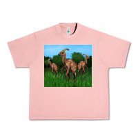 Salmon parasaurolophus Urban Heavy Tee - Artiststas