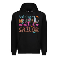 Black soul of a mermaid mouth of a sailor Premium Hoodie - JahusDesignShop