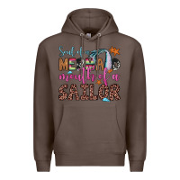 Coffee soul of a mermaid mouth of a sailor Premium Hoodie - JahusDesignShop