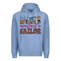 Colony Blue soul of a mermaid mouth of a sailor Premium Hoodie - JahusDesignShop