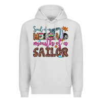 Dove Grey soul of a mermaid mouth of a sailor Premium Hoodie - JahusDesignShop