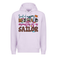Lilac soul of a mermaid mouth of a sailor Premium Hoodie - JahusDesignShop