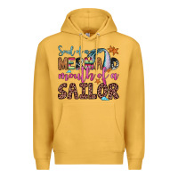 Mustard soul of a mermaid mouth of a sailor Premium Hoodie - JahusDesignShop