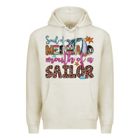 Oatmeal Heather soul of a mermaid mouth of a sailor Premium Hoodie - JahusDesignShop