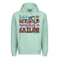 Seafoam soul of a mermaid mouth of a sailor Premium Hoodie - JahusDesignShop
