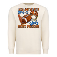 Sandshell diamonds are a girls best friend football Premium Sweatshirt - texasbilliewilder
