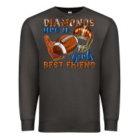 Smoke diamonds are a girls best friend football Premium Sweatshirt - texasbilliewilder