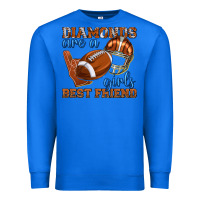 True Royal diamonds are a girls best friend football Premium Sweatshirt - texasbilliewilder