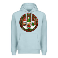 Blue Mist christmas gnomies christmas ornament Premium Hoodie - BundleAndBundleShop