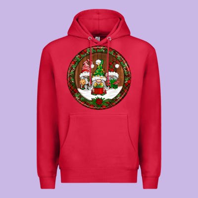 Christmas Gnomies Christmas Ornament Premium Hoodie Designed By Bundleandbundleshop