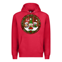Cardinal christmas gnomies christmas ornament Premium Hoodie - BundleAndBundleShop