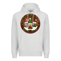 Dove Grey christmas gnomies christmas ornament Premium Hoodie - BundleAndBundleShop
