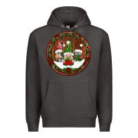 Smoke christmas gnomies christmas ornament Premium Hoodie - BundleAndBundleShop