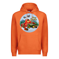 Carrot merry christmas small town christmas ornament Premium Hoodie - BundleAndBundleShop