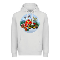 Dove Grey merry christmas small town christmas ornament Premium Hoodie - BundleAndBundleShop