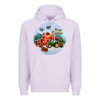 Lilac merry christmas small town christmas ornament Premium Hoodie - BundleAndBundleShop