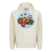Oatmeal Heather merry christmas small town christmas ornament Premium Hoodie - BundleAndBundleShop