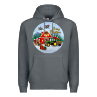 Rock merry christmas small town christmas ornament Premium Hoodie - BundleAndBundleShop
