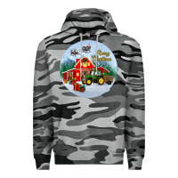 Slate Camo merry christmas small town christmas ornament Premium Hoodie - BundleAndBundleShop