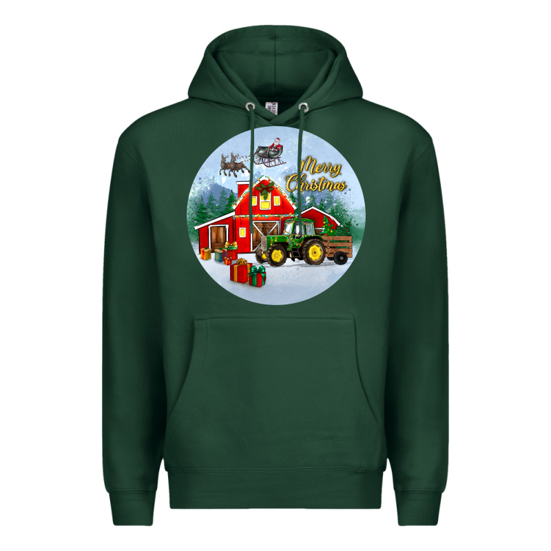 Merry Christmas Small Town Christmas Ornament Premium Hoodie by BundleAndBundleShop | Teevron