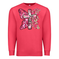 Cardinal faith cancer cross Premium Sweatshirt - Zillion Design Studio