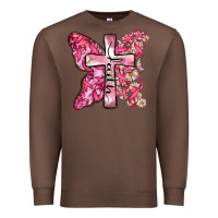 Chestnut faith cancer cross Premium Sweatshirt - Zillion Design Studio