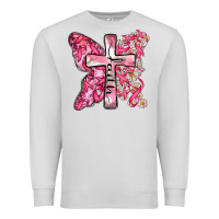 Dove Grey faith cancer cross Premium Sweatshirt - Zillion Design Studio
