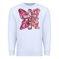 White faith cancer cross Premium Sweatshirt - Zillion Design Studio