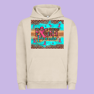 Fight For A Cure Urban Hoodie Designed By Jahusdesignshop
