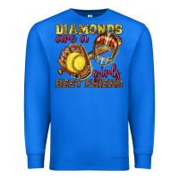 True Royal diamonds are a girls best friend softball Premium Sweatshirt - texasbilliewilder