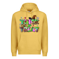 Antique Gold trıck or treat Premium Hoodie - AdoDesignShop