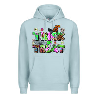 Blue Mist trıck or treat Premium Hoodie - AdoDesignShop