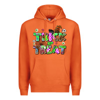 Carrot trıck or treat Premium Hoodie - AdoDesignShop