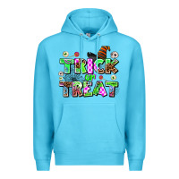 Ocean Blue trıck or treat Premium Hoodie - AdoDesignShop