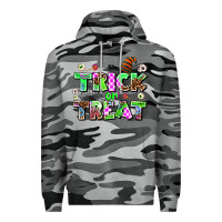 Slate Camo trıck or treat Premium Hoodie - AdoDesignShop