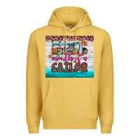 Antique Gold soul of a mermaid mouth of a sailor Premium Hoodie - JahusDesignShop