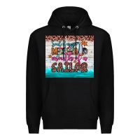 Black soul of a mermaid mouth of a sailor Premium Hoodie - JahusDesignShop