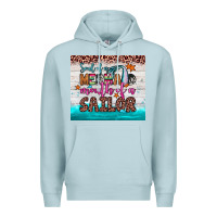Blue Mist soul of a mermaid mouth of a sailor Premium Hoodie - JahusDesignShop