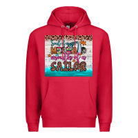 Cardinal soul of a mermaid mouth of a sailor Premium Hoodie - JahusDesignShop