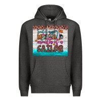 Charcoal Heather soul of a mermaid mouth of a sailor Premium Hoodie - JahusDesignShop