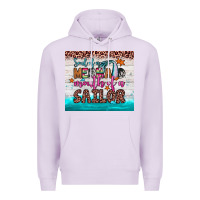 Lilac soul of a mermaid mouth of a sailor Premium Hoodie - JahusDesignShop