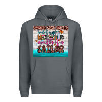 Rock soul of a mermaid mouth of a sailor Premium Hoodie - JahusDesignShop